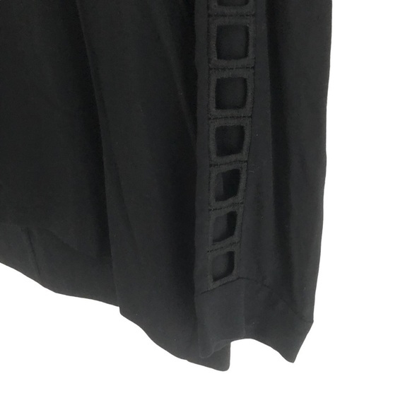 IRO Ashty Mesh Open Ladder Arm Blouse Black Small - Picture 10 of 14